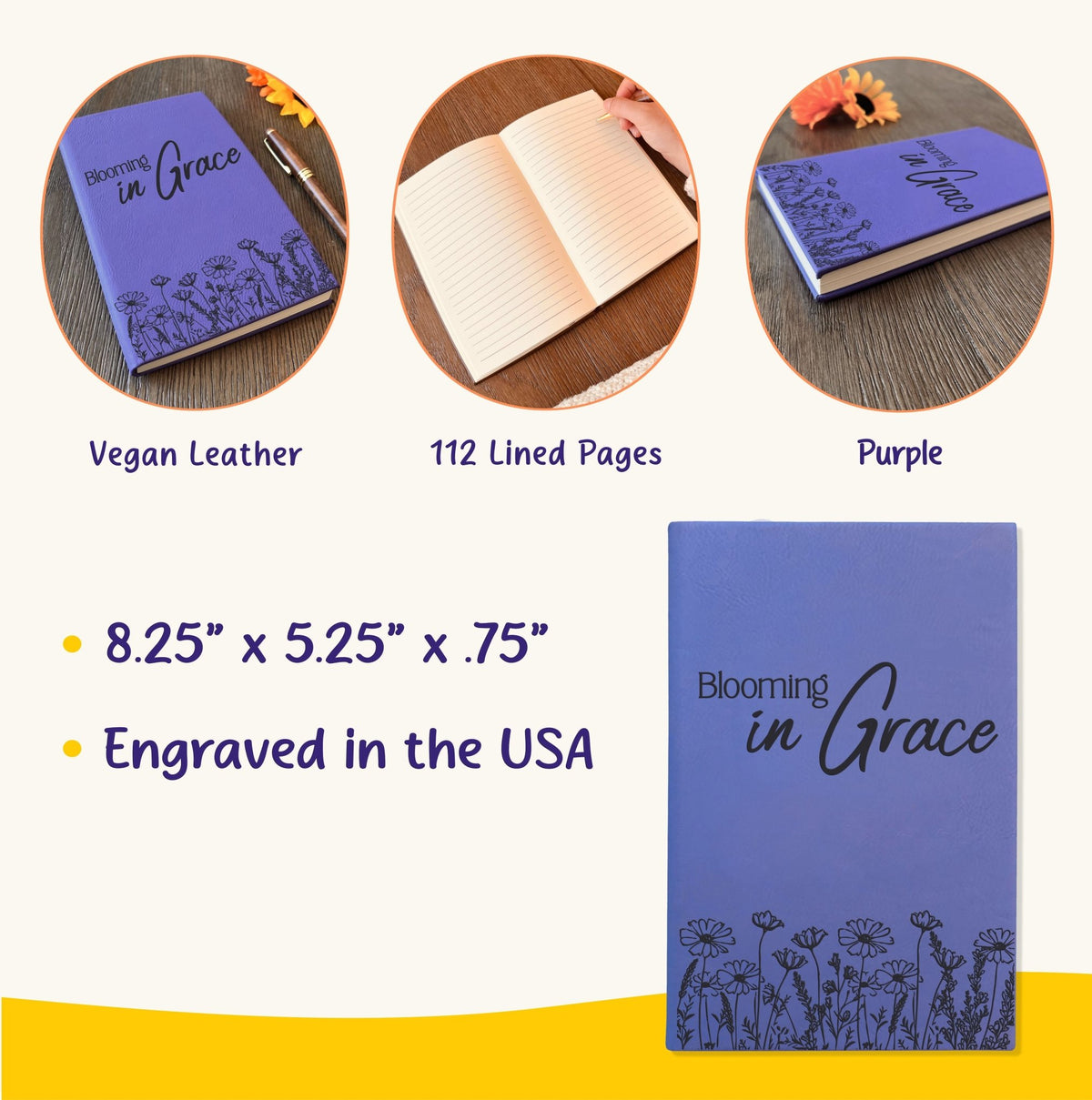 Personalized Christian Prayer Journal for Men & Women: Custom Design Cover, Daily Devotional, Scripture Writing, Gratitude and Faith Gift - Religious Books - Aylev
