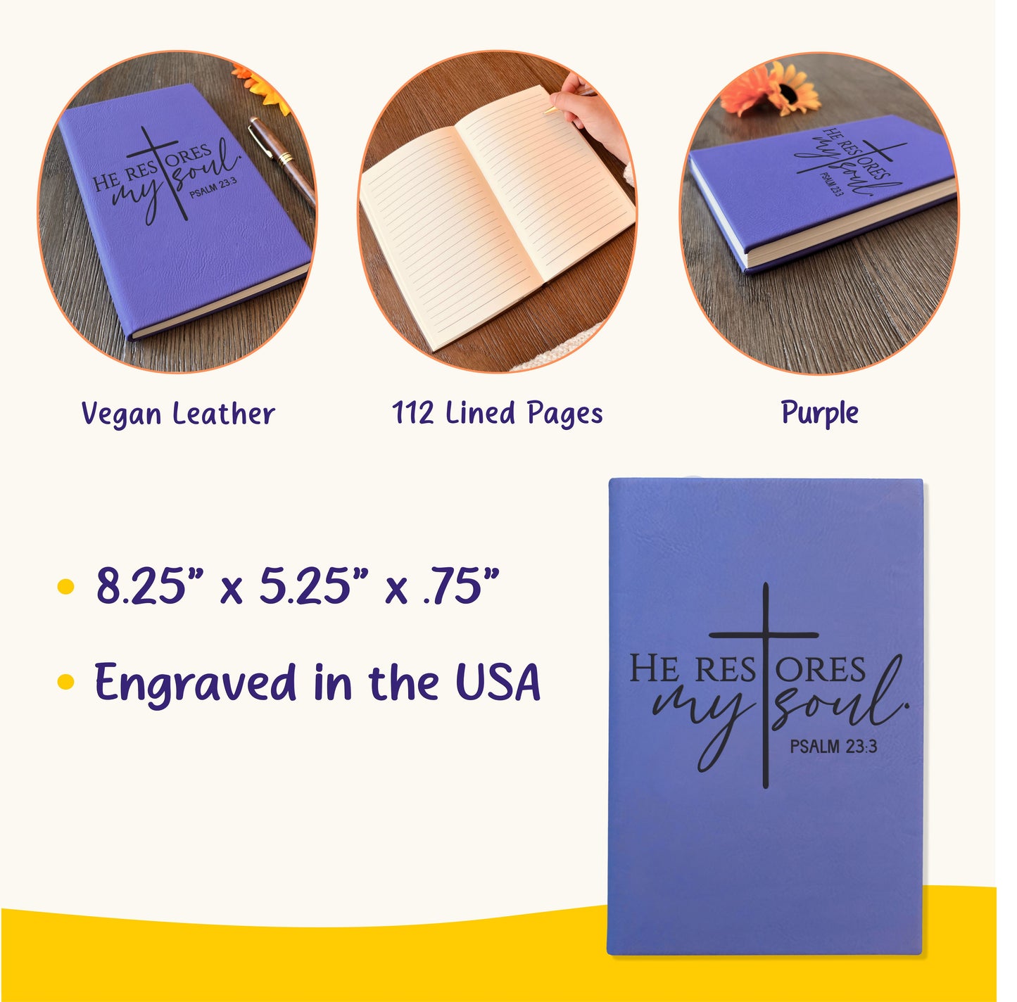 Personalized Christian Prayer Journal for Men & Women: Custom Design Cover, Daily Devotional, Scripture Writing, Gratitude and Faith Gift