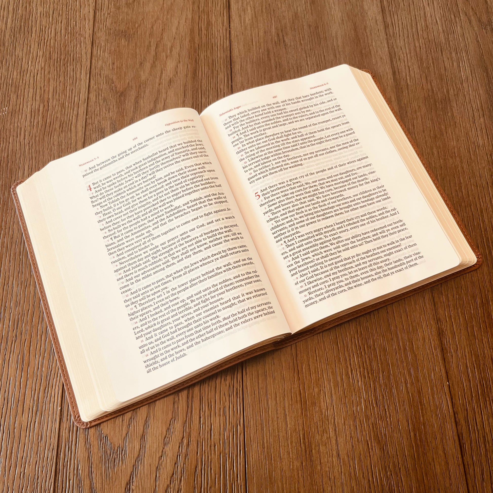 Personalized KJV Bible: Create Your Own Custom Engraved Design with a Designer, Large Print Red Letter Wide-Margin King James Holy Bible - Aylev