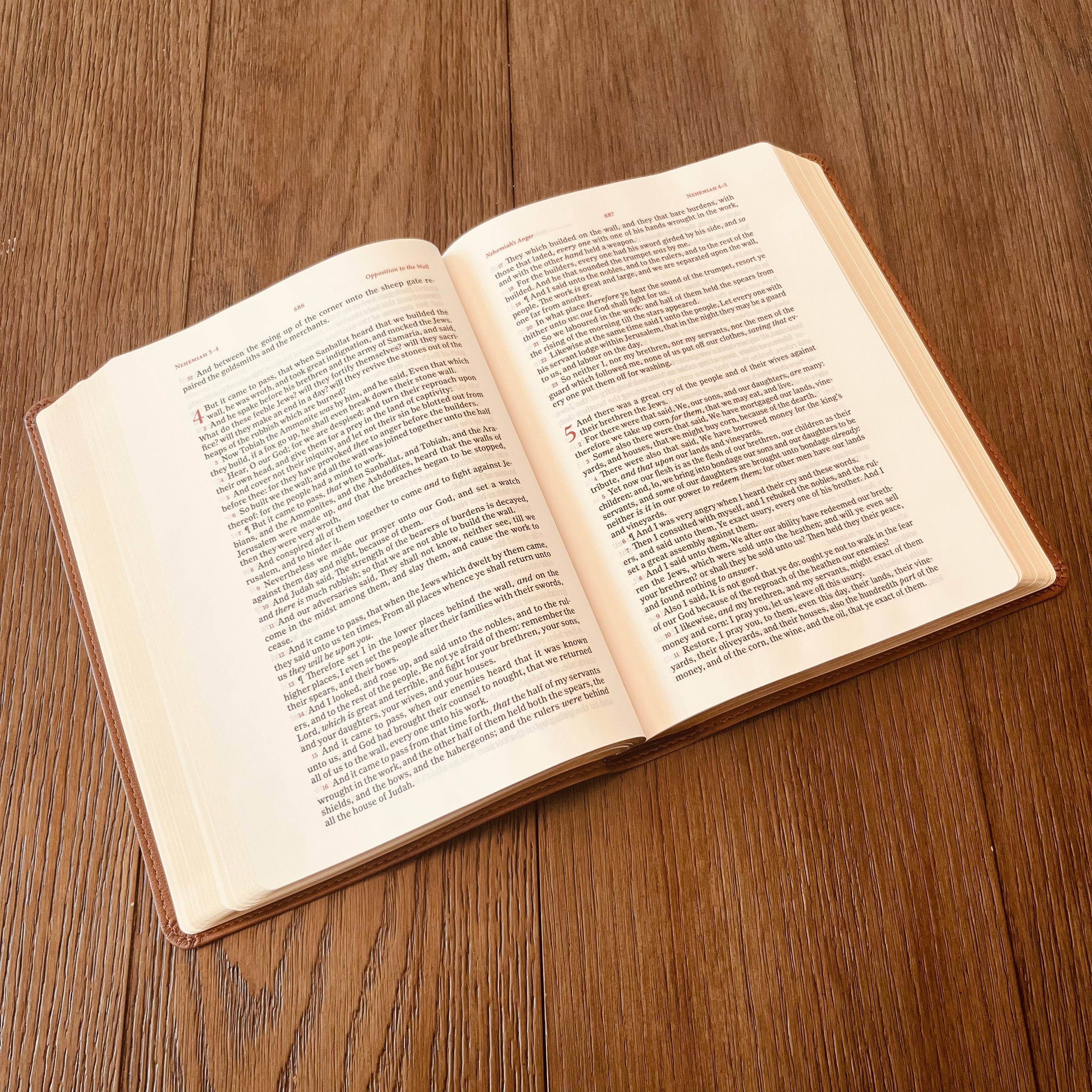 Personalized KJV Bible: Create Your Own Custom Engraved Design with a Designer, Large Print Red Letter Wide-Margin King James Holy Bible - Aylev