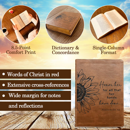 Personalized NKJV Bible: Create Your Own Custom Engraved Design with a Designer, Wide - Margin Reference New King James Version Holy Bible - Religious Books - Aylev