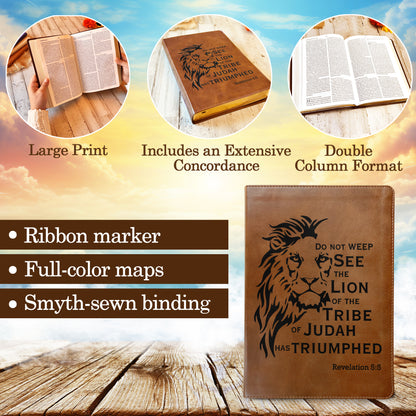 Personalized ESV Bible: Create Your Own Custom Engraved Design with a Designer, Large Print Double-Column Format English Standard Holy Bible - Religious Books - Aylev