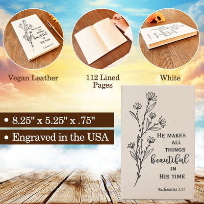 Custom Prayer Journal, Bible Study Journal, Daily Prayer Bible Journal, Prayer Journal for Women men, Bible Accessories Bible Study Supplies - Religious Books - Aylev
