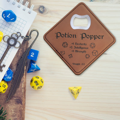 Dungeons and Dragons Potion Popper DnD Coaster Bottle Opener | DnD Gift for Men | Dungeon Master Gift | DnD Stuff | D&D Gifts