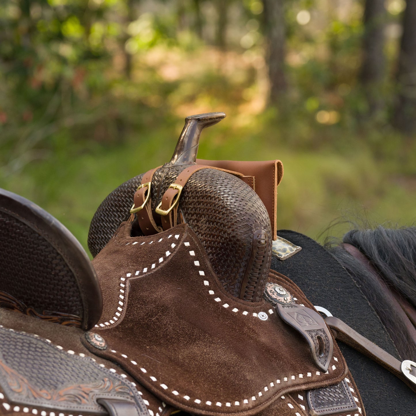 Genuine Leather Horse Saddle Bag, Real Leather Saddle Phone Holder, Horse Tack, Horse Gifts, Horse Gifts For Women Equestrian