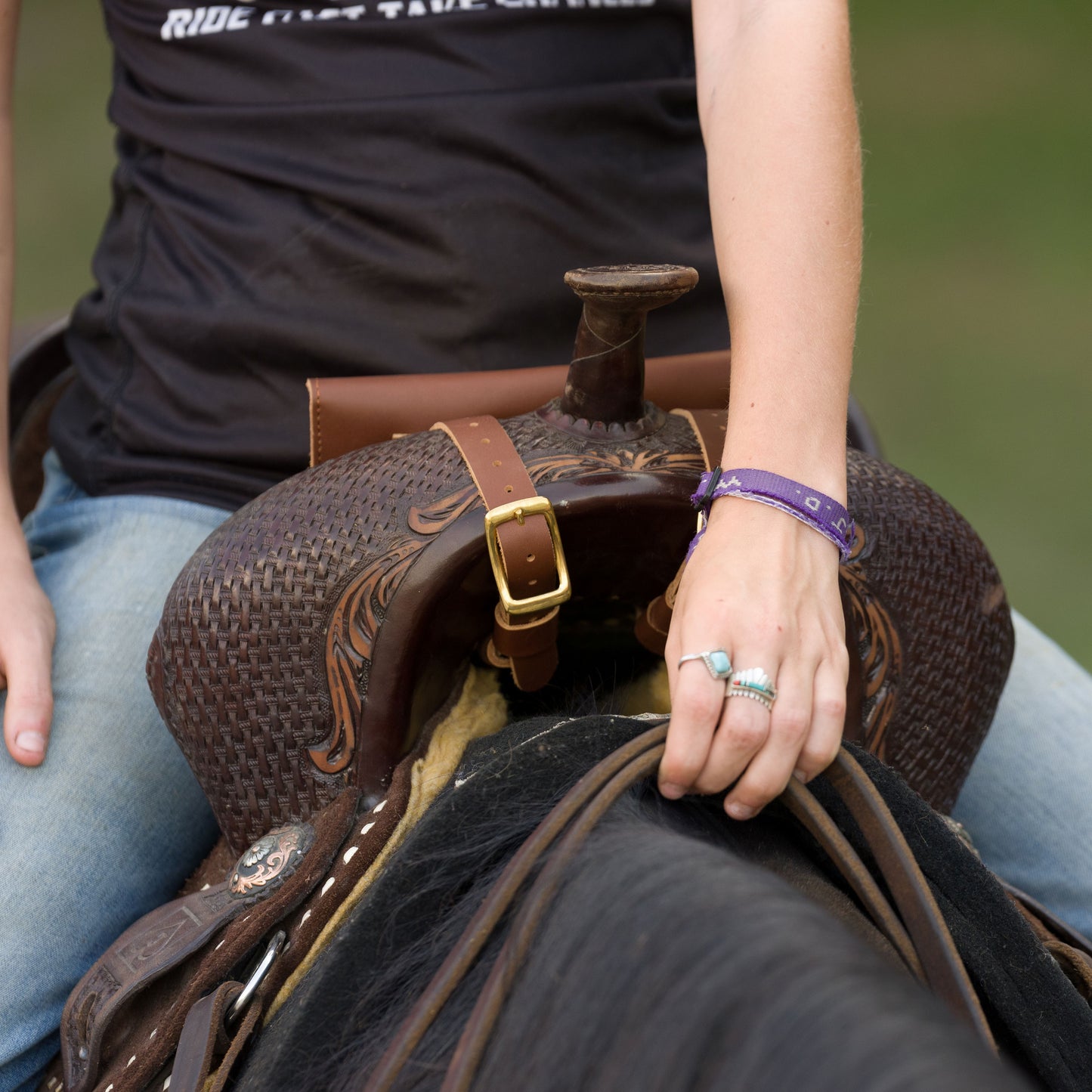 Genuine Leather Horse Saddle Bag, Real Leather Saddle Phone Holder, Horse Tack, Horse Gifts, Horse Gifts For Women Equestrian
