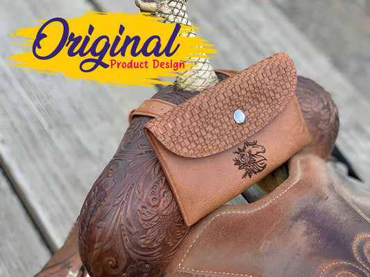 Custom Horse Saddle Bag, Original Design, Saddle Phone Holder, Horse Tack, Horse Gifts, Horse Stuff, Horse Gifts For Women Equestrian