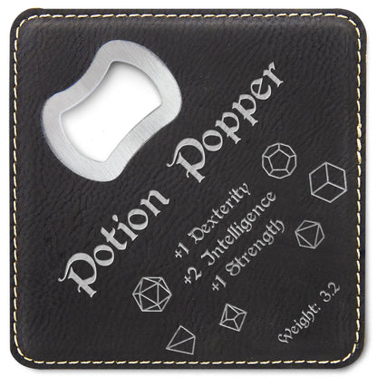 Dungeons and Dragons Potion Popper, DnD Coaster Bottle Opener, DnD Gift for Men, Dungeon Master Gift, DnD Stuff, D&D Gifts - Apparel & Accessories - Aylev