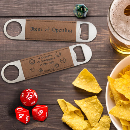 Dungeons and Dragons Item of Opening Bottle Opener, DnD Gifts Men, DnD Accessories, Dungeon Master Gifts, DnD Stuff, D&D Gifts - Apparel & Accessories - Aylev