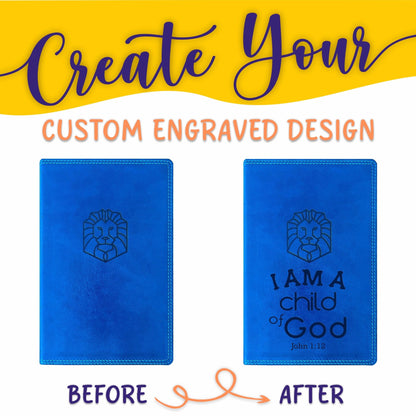 Personalized NKJV Children's Bible: Create Your Own Custom Engraved Design with a Designer, Comfort Print New King James Holy Bible for Kids - Religious Books - Aylev