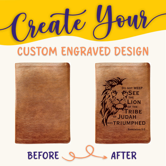 Personalized NLT Bible: Create Your Own Custom Engraved Design with a Designer, Large Print Thinline Reference New Living Translation Bible