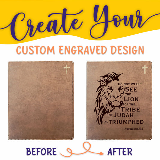 Personalized NIV Bible: Create Your Own Custom Engraved Design with a Designer, Comfort Print Journaling New International Version Holy Bible - Aylev