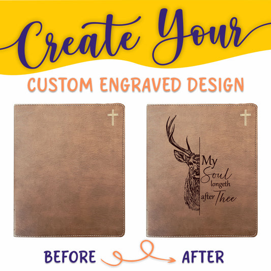 Personalized NIV Bible: Create Your Own Custom Engraved Design with a Designer, Comfort Print Journaling New International Version Holy Bible