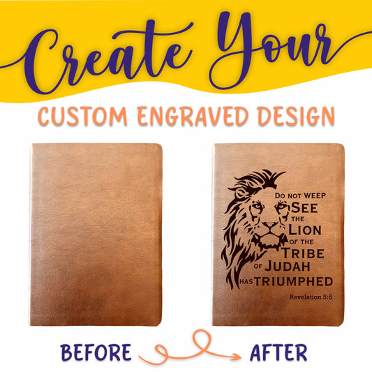 Personalized NASB Bible: Create Your Own Custom Engraved Design with a Designer, Giant Print Red Letter New American Standard  Holy Bible - Aylev