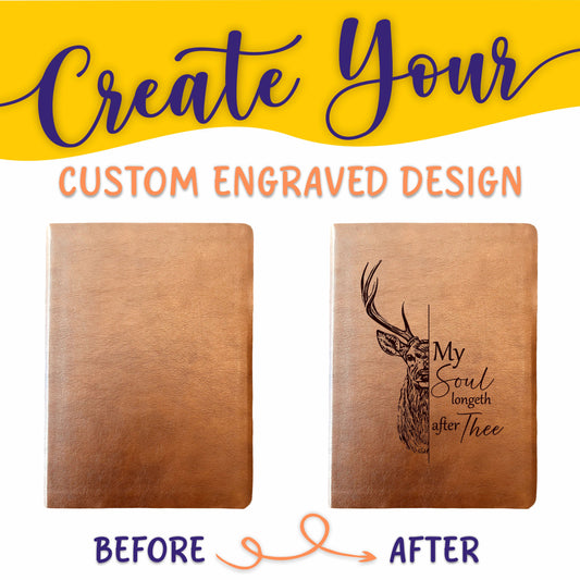 Personalized NASB Bible: Create Your Own Custom Engraved Design with a Designer, Giant Print Red Letter New American Standard  Holy Bible - Aylev