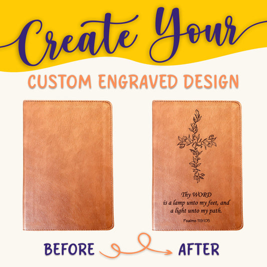 Personalized Bilingual ESV/RVR Bible: Create Your Own Custom Engraved Design with a Designer, Reina Valera 1960 English Standard Holy Bible - Aylev