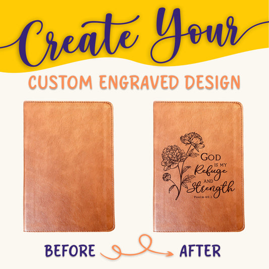 Personalized Bilingual ESV/RVR Bible: Create Your Own Custom Engraved Design with a Designer, Reina Valera 1960 English Standard Holy Bible - Aylev