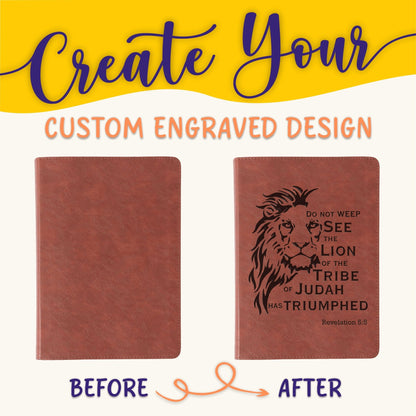 Personalized ESV Men's Study Bible: Create Your Own Custom Engraved Design with a Designer, English Standard Version, Gifts for him - Religious Books - Aylev