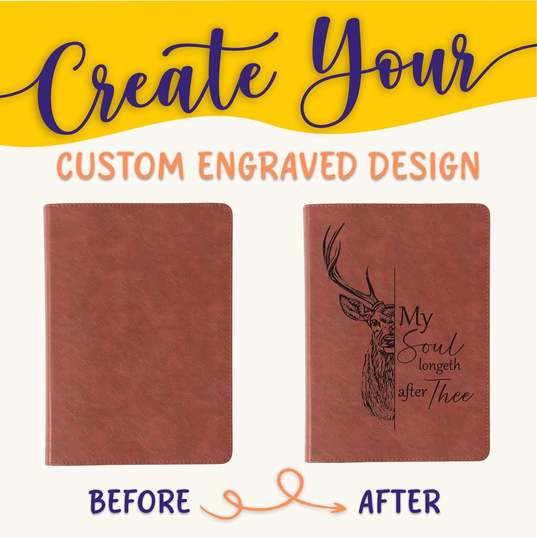 Personalized ESV Men's Study Bible: Create Your Own Custom Engraved Design with a Designer, English Standard Version, Gifts for him - Religious Books - Aylev