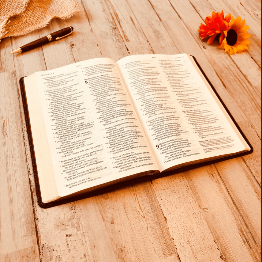 Personalized NLT Large Print Bible – Custom Photo Engraved Cover, Filament - Enabled, Christian Gift for Baptism, Wedding, or Confirmation - Religious Books - Aylev