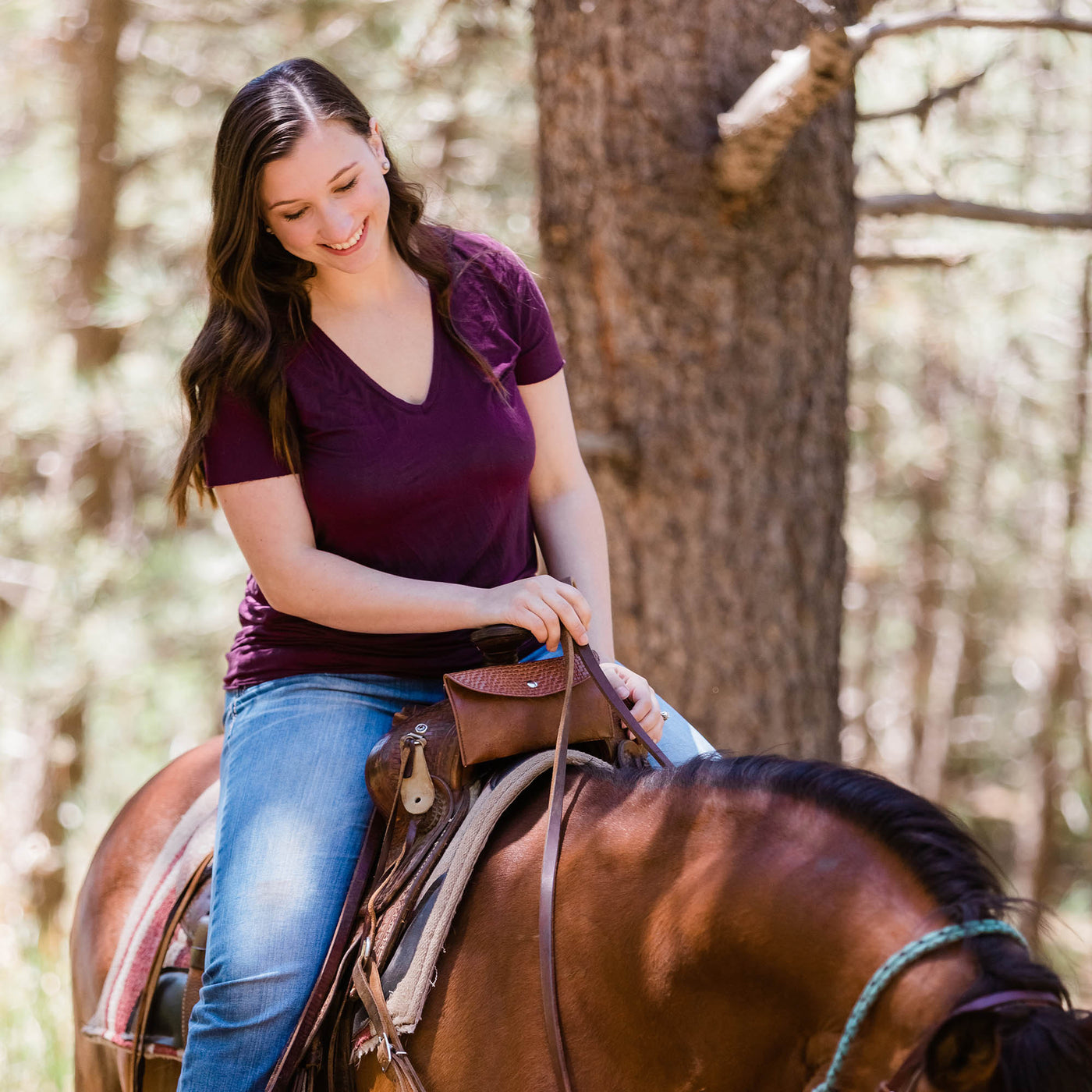 Saddle Pommel Bag | Saddle Phone Holder | Horse Tack | Horse Gifts | Horse Stuff | Horse Gifts For Women | Equestrian Gifts Horse Lover Gift