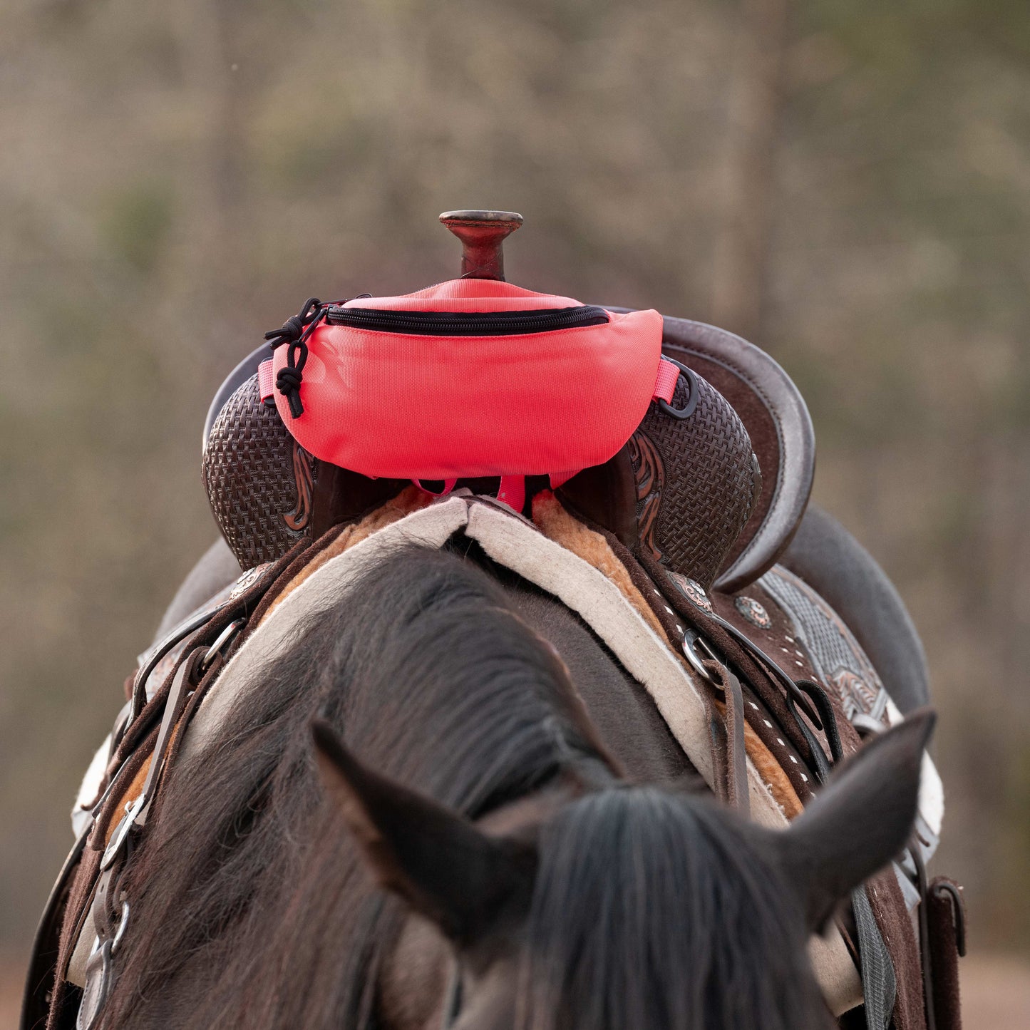 Horse Saddle Bag, Pink Pommel Bag Horse Saddle, Horse Tack, Horse Gifts, Horse Stuff, Equestrian Gifts, Saddle Accessories