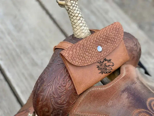 Custom Horse Saddle Bag, Original Design, Saddle Phone Holder, Horse Tack, Horse Gifts, Horse Stuff, Horse Gifts For Women Equestrian