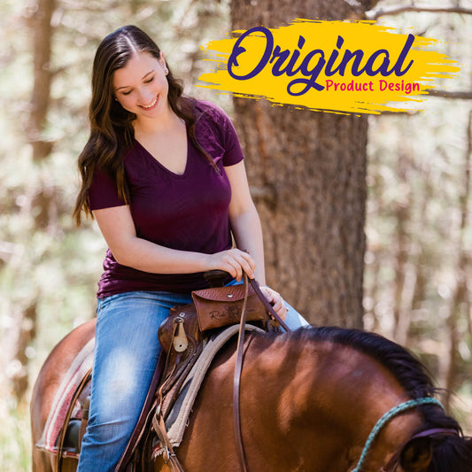Custom Horse Saddle Bag, Original Design, Saddle Phone Holder, Horse Tack, Horse Gifts, Horse Stuff, Horse Gifts For Women Equestrian