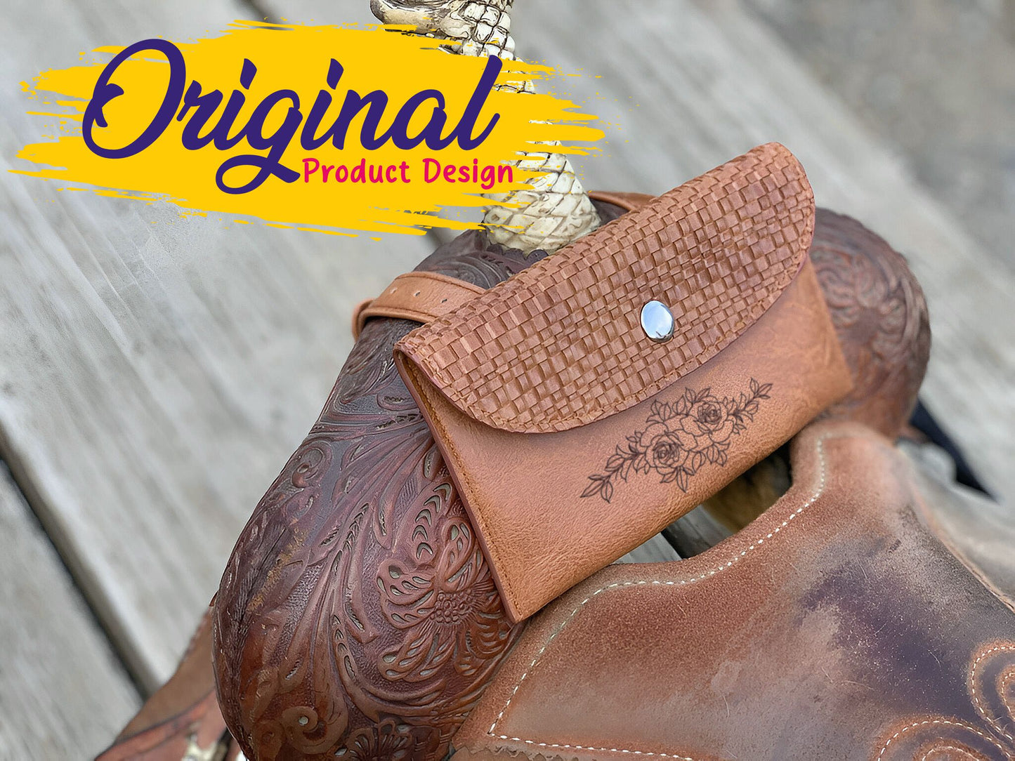 Custom Horse Saddle Bag, Original Design, Saddle Phone Holder, Horse Tack, Horse Gifts, Horse Stuff, Horse Gifts For Women Equestrian