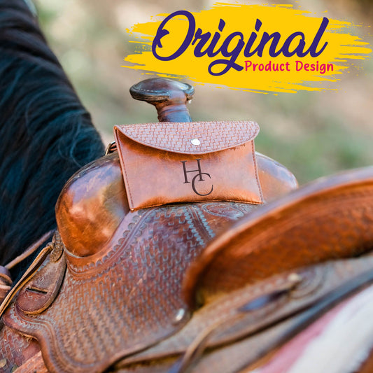 Personalized Horse Saddle Bag , Original Design, Saddle Phone Holder, Horse Tack, Horse Gifts, Horse Stuff, Horse Gifts For Women Equestrian