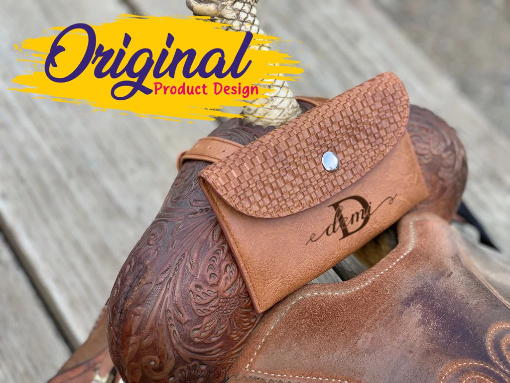Personalized Horse Saddle Bag , Original Design, Saddle Phone Holder, Horse Tack, Horse Gifts, Horse Stuff, Horse Gifts For Women Equestrian