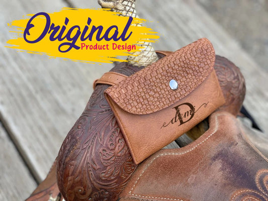 Personalized Horse Saddle Bag , Original Design, Saddle Phone Holder, Horse Tack, Horse Gifts, Horse Stuff, Horse Gifts For Women Equestrian