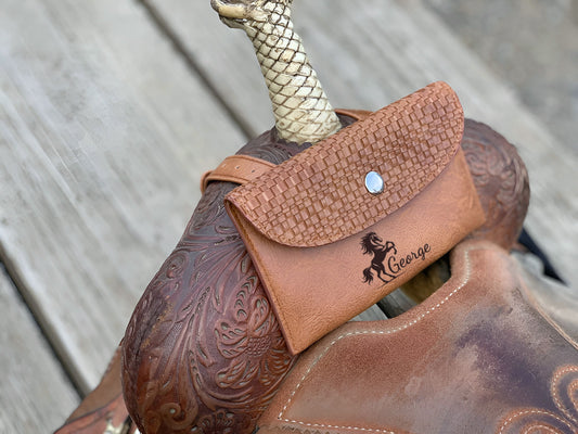 Personalized Horse Saddle Bag , Original Design, Saddle Phone Holder, Horse Tack, Horse Gifts, Horse Stuff, Horse Gifts For Women Equestrian