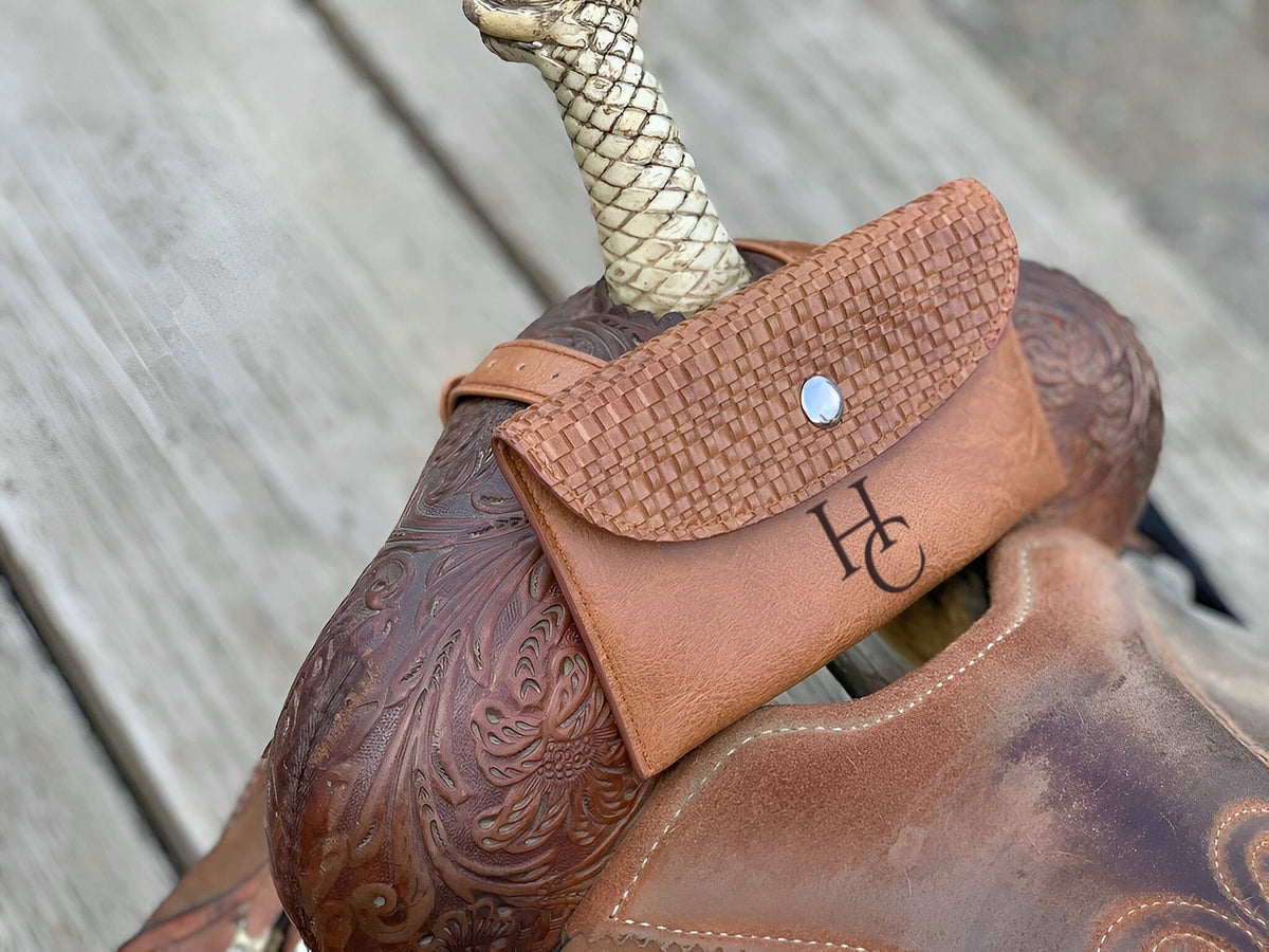 Personalized Horse Saddle Bag , Original Design, Saddle Phone Holder, Horse Tack, Horse Gifts, Horse Stuff, Horse Gifts For Women Equestrian - Horse Tack Accessories - Aylev