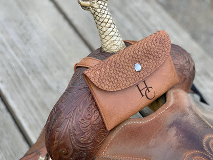 Personalized Horse Saddle Bag , Original Design, Saddle Phone Holder, Horse Tack, Horse Gifts, Horse Stuff, Horse Gifts For Women Equestrian - Horse Tack Accessories - Aylev