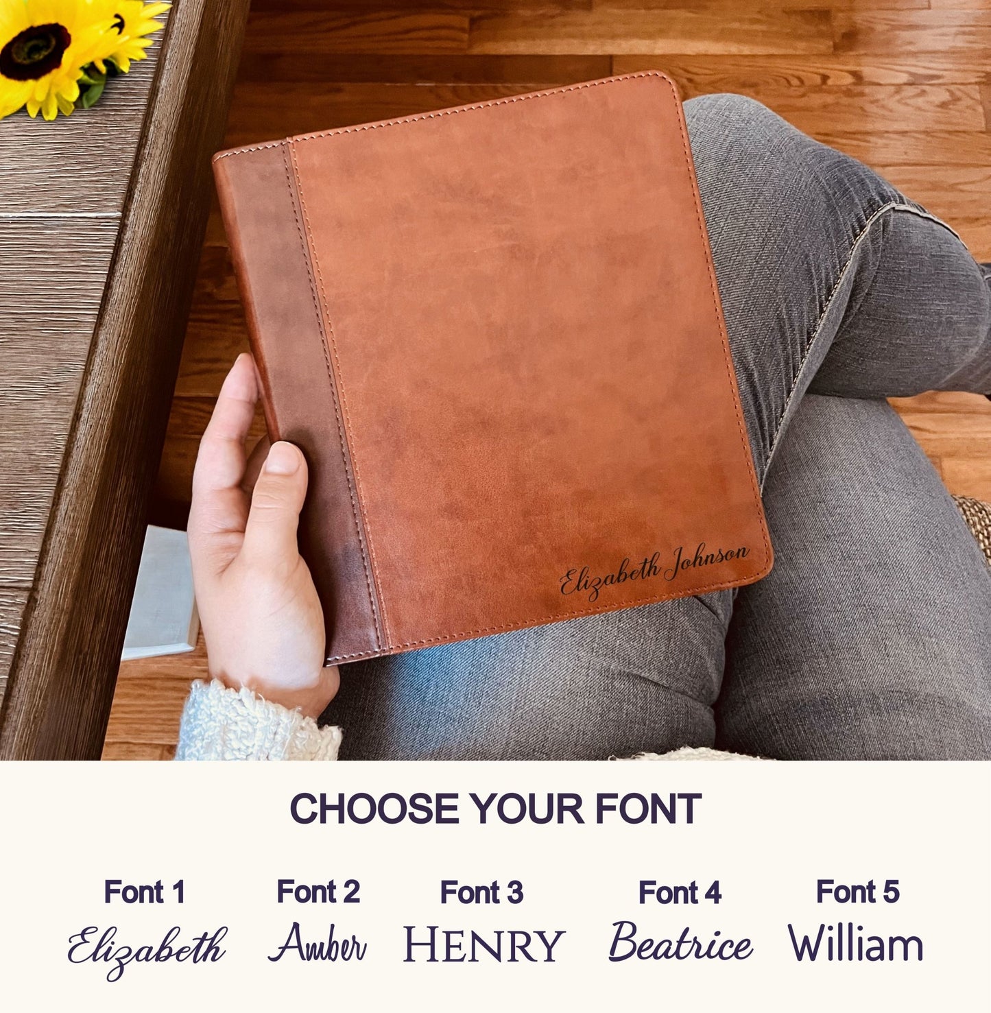 Personalized ESV Bible with Name Engraved, ESV Journaling Study Bible, Custom Bible Engraved Name, English Standard Version Christian Gifts - Religious Books - Aylev