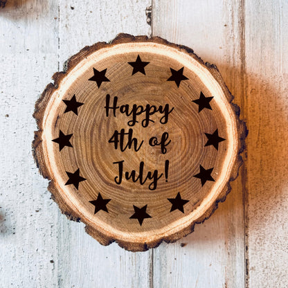 Dungeons and Dragons Real Wood 4thofJuly DnD Coaster, DnD Accessories, DnD Gift for Men, DnD Stuff, D&D Gifts - Apparel & Accessories - Aylev