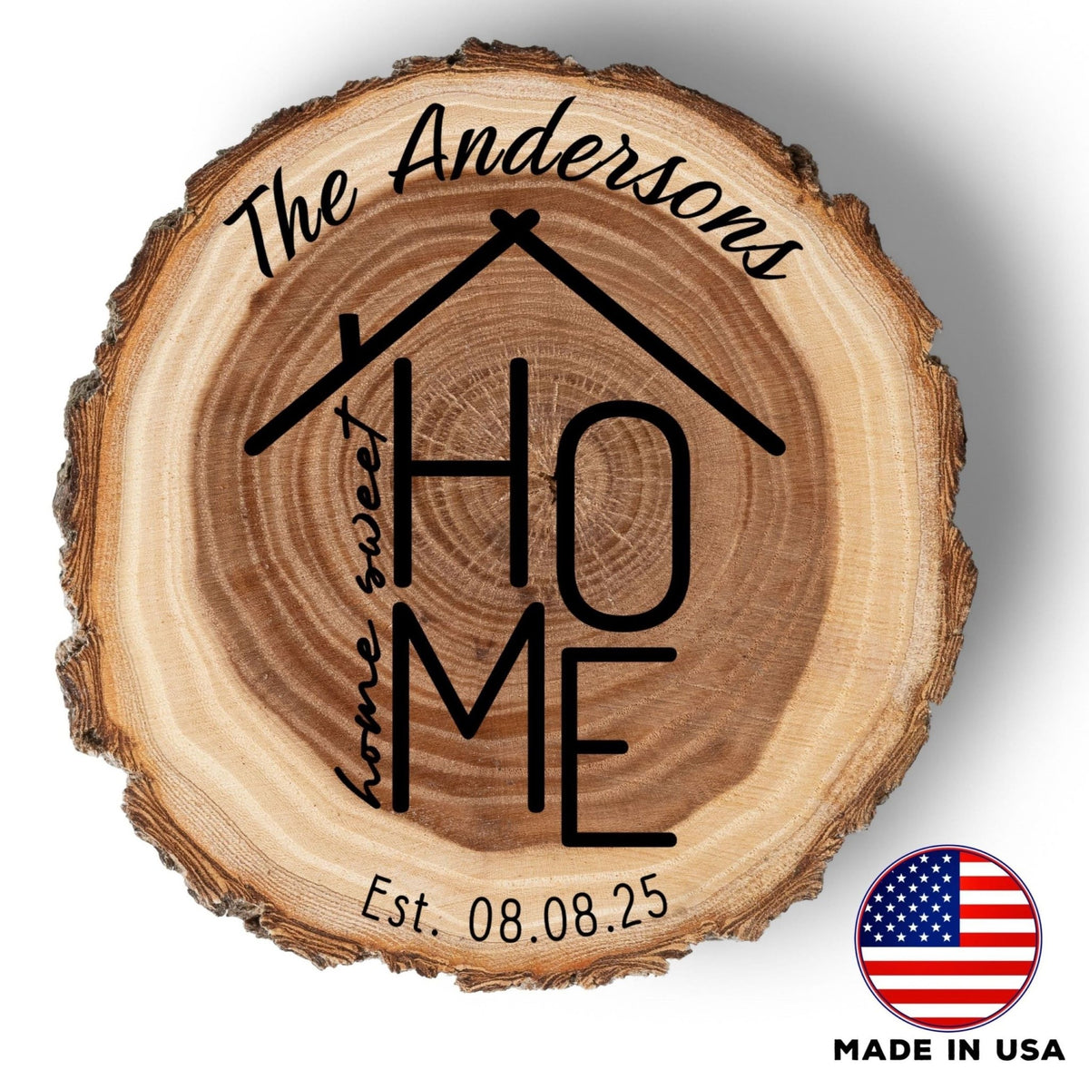 New Home Gift Coaster Set, Real Wood Coasters, Made in USA, Closing Gifts for Home Buyers, Personalized Wood Coaster Set, Housewarming Gift - Apparel & Accessories - Aylev