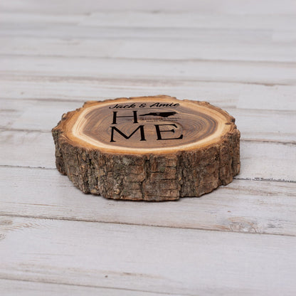 New Home Gift Coaster Set, Real Wood Coasters, Made in USA, Closing Gifts for Home Buyers, Personalized Wood Coaster Set, Housewarming Gift - Apparel & Accessories - Aylev