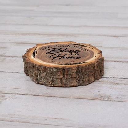 New Home Gift Coaster Set, Real Wood Coasters, Made in USA, Closing Gifts for Home Buyers, Personalized Wood Coaster Set, Housewarming Gift - Apparel & Accessories - Aylev