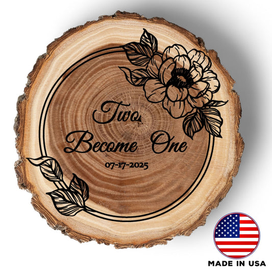 Wedding Coaster Set, Real Wood Coasters, Made in The USA, Wedding Guest Coasters, Personalized Wood Coaster Set, Custom Wedding Coasters