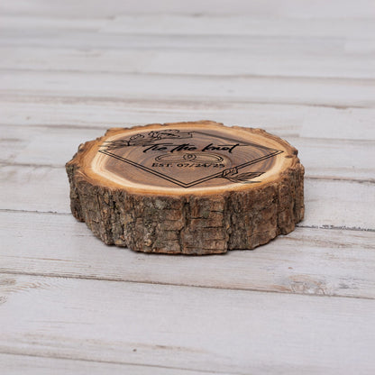 Wedding Coaster Set, Real Wood Coasters, Made in The USA, Wedding Guest Coasters, Personalized Wood Coaster Set, Custom Wedding Coasters - Apparel & Accessories - Aylev