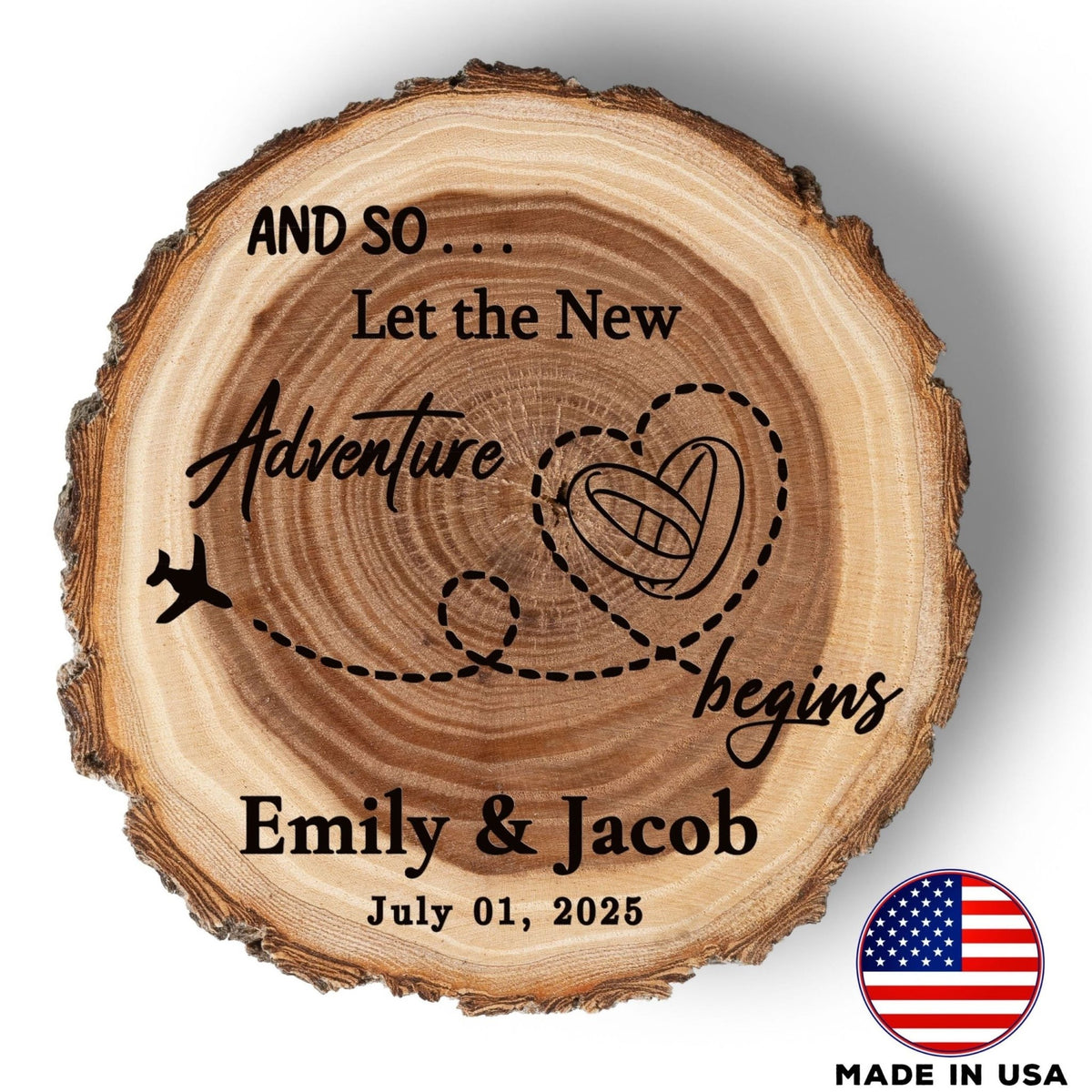 Wedding Coaster Set, Real Wood Coasters, Made in The USA, Wedding Guest Coasters, Personalized Wood Coaster Set, Custom Wedding Coasters - Apparel & Accessories - Aylev
