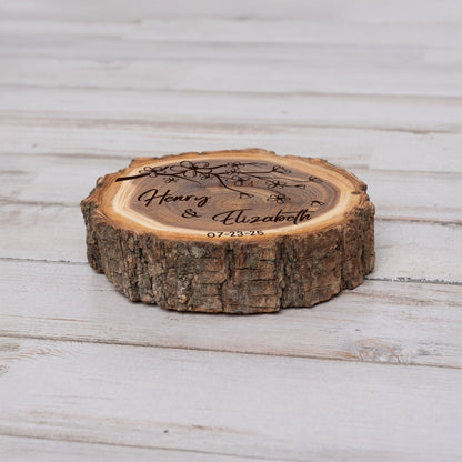 Wedding Coaster Set, Real Wood Coasters, Made in The USA, Wedding Guest Coasters, Personalized Wood Coaster Set, Custom Wedding Coasters - Apparel & Accessories - Aylev