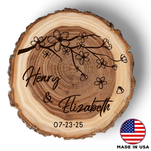 Wedding Coaster Set, Real Wood Coasters, Made in The USA, Wedding Guest Coasters, Personalized Wood Coaster Set, Custom Wedding Coasters