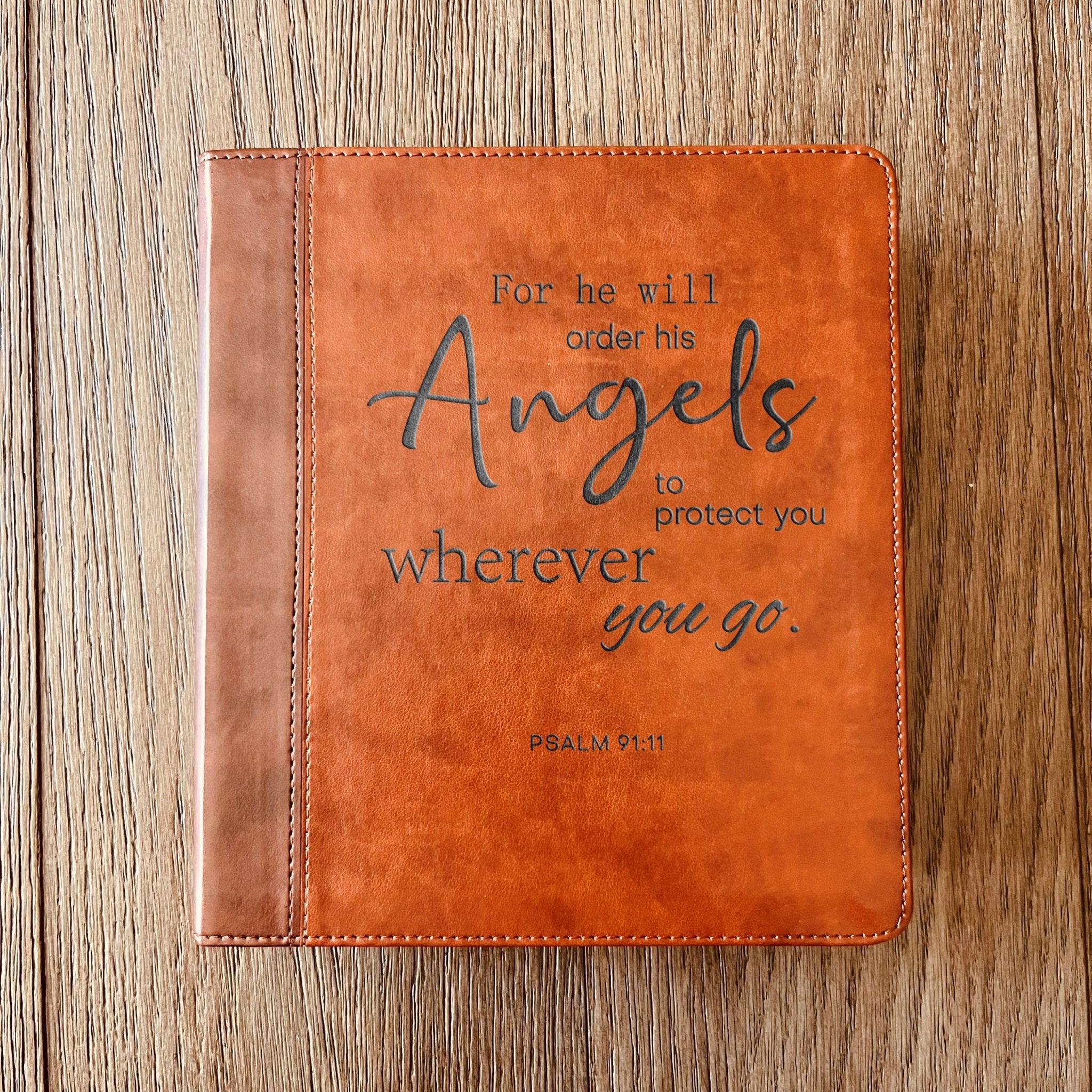 Custom Engraved ESV Journaling Study Bible, Wide Margin Note - Taking Bible, Personalized Christian Gift, Baptism Gift for Men & Women - Religious Books - Aylev