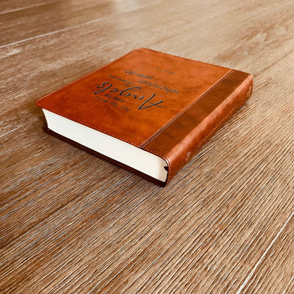 Personalized ESV Bible: Create Your Own Custom Engraved Design with a Designer, Double Column Journaling Study English Standard Holy Bible - Religious Books - Aylev