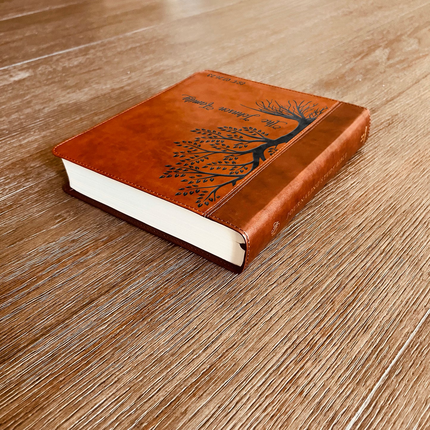 Personalized Family Bible | Custom ESV Family Tree Study Bible | Engraved Bible Wedding Bible Christian Gifts Family Bible for Wedding - Aylev