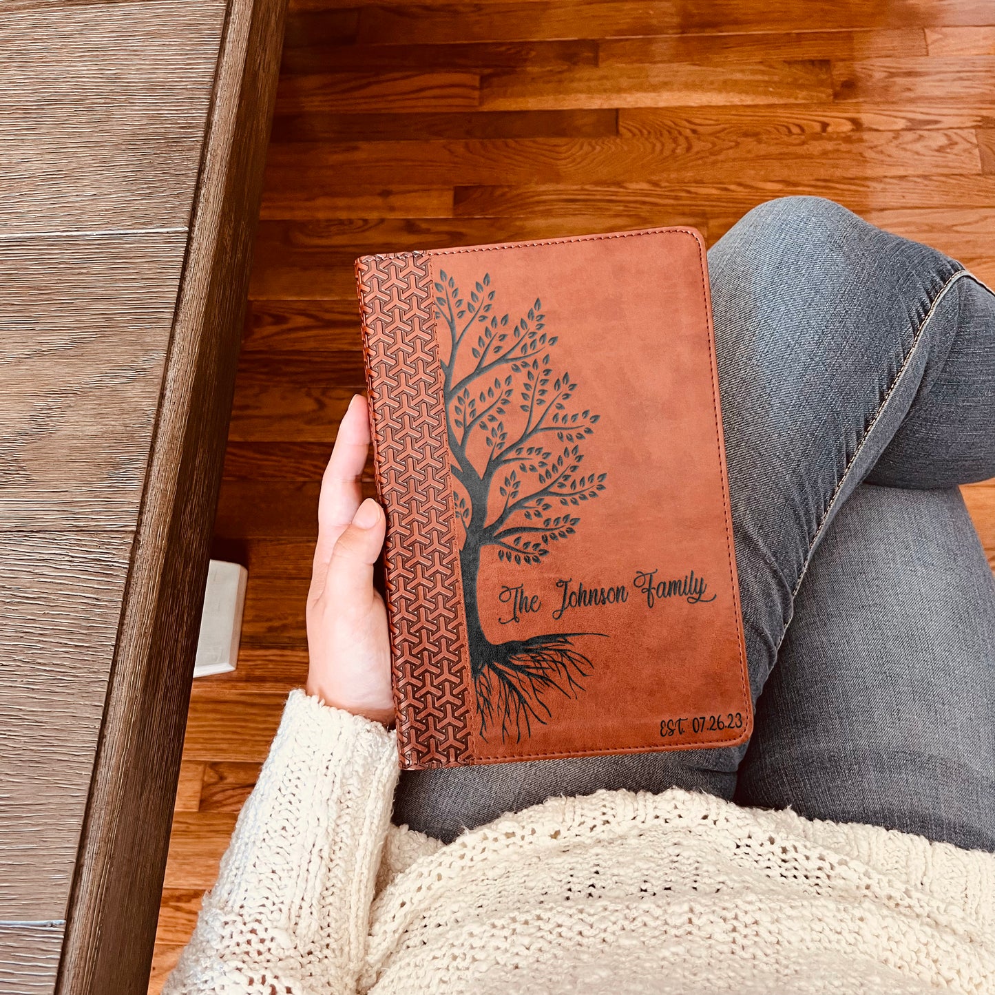 Personalized Family Bible | Custom KJV Family Tree Study Bible | Engraved Bible Wedding Bible Christian Gifts Family Bible for Wedding - Aylev