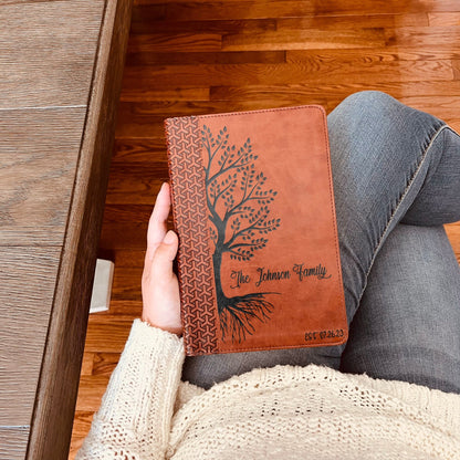 Personalized Family Bible, Custom KJV Family Tree Study Bible, Engraved Bible, Wedding Bible, Christian Gifts, Family Bible for Wedding - Religious Books - Aylev
